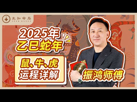 振鸿师傅：2025乙巳蛇年运势详解！生肖鼠、牛、虎