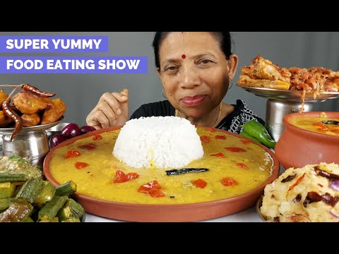 Food Eating Show Delicious Veg Dishes MUKBANG ASMR