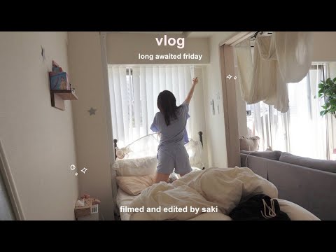 vlog)社会人の華金💯🤝🏻⟡.·早起きから始まる1日🌤彼との週末おうちごはん.お弁当作り🍳同棲カップルの日常