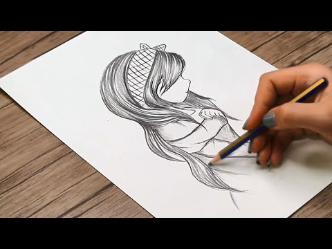 Easy Way to Draw a Girl for Beginners | How to Draw Step by Step