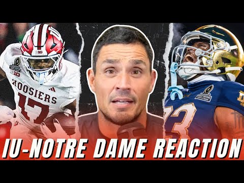 Indiana-Notre Dame REACTION | College Football Playoff First Round