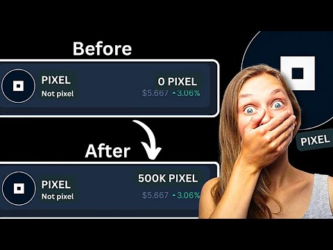 NOT PIXEL Airdrop - How To Earn 100K PIXEL Points | How To Boost Not Pixel Earning #Notpixel