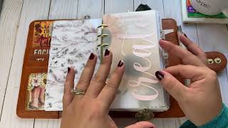 PERSONAL RINGS FLIP THROUGH | November 2022 Set-up #personalrings #plannerflipthrough