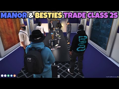 MANOR & BESTIES TRADE CLASS 2s w/ Last Night's Cargo Loot | NOPIXEL 4.0 GTA RP