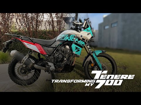 Transforming my Yamaha Tenere 700 with a new custom decal installation