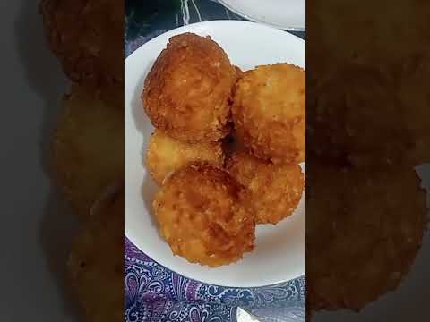 Crispy potato cheese balls