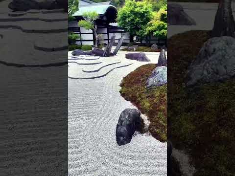 【4K】京都 圓光寺 枯山水-Stone Garden, Enkoji, Kyoto -