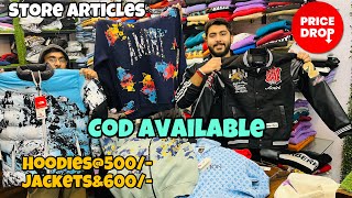 Store Articles | Hoodies@500/-, Jacket@600/- | COD Available | Cheapest Winter Collection...