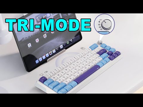 ELMWAY KZZI K68 PRO Triple Mode Wireless Mechanical Keyboard Review | Bluetooth | Wired | 2.4G