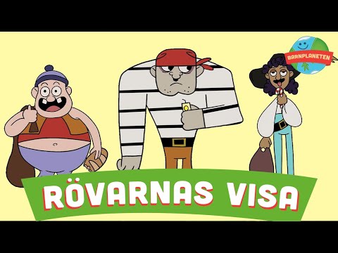 Animerad Barnplaneten Video - Rövarnas Visa