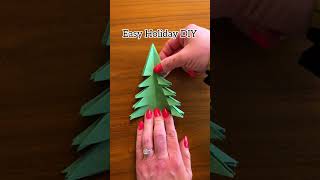 How to Make a Paper Christmas Tree! 🎄