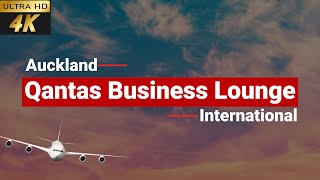 [4k] Qantas Business Lounge Auckland airport Tour | Qantas Business Lounge Auckland New Zealand