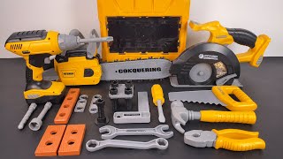 10 Minutes Unboxing,Building Toys,Electric Saw, Hammer, power tools Screw Machine ASMR | Toy Reviews