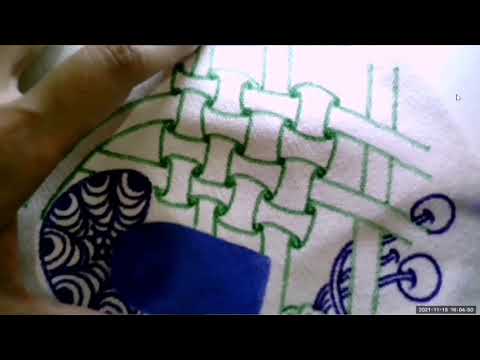 Zentangle on Fabric