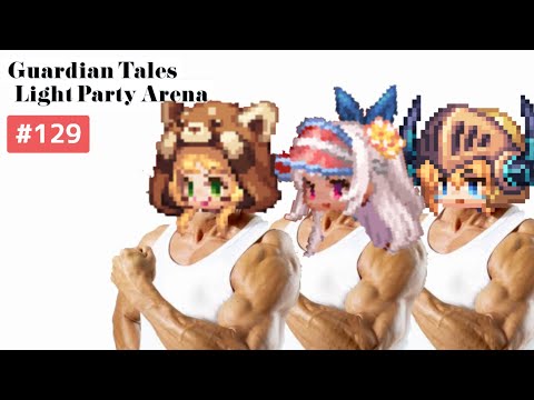 【ガーディアンテイルズ ガデテル /Guardian Tales Arena】光パーティでアリーナ！#129【ラピス、KAI、水着シャピラ】