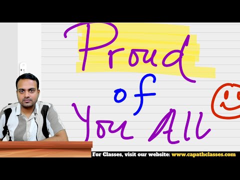 Special message for all students who has cleared Ca Inter Exam| Proud of you all