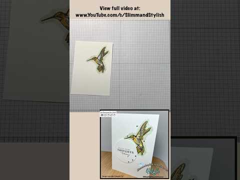 Artistic hummingbird blend card feat. Artistic Expression #stampinup #cardmaking #papercraft