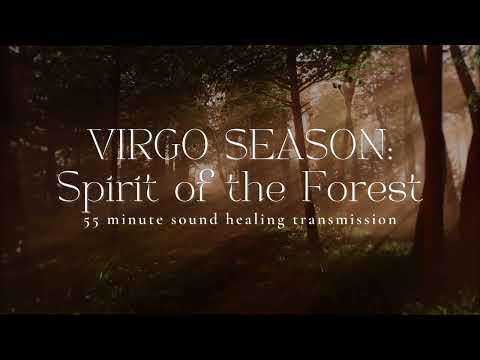 VIRGO SEASON: SPIRIT OF THE FOREST | 55 Minute Sound Healing | Shamanic Ambience | Earth Codes 528hz