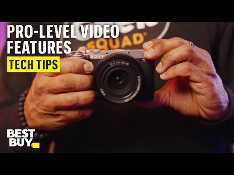 Robust Features for Serious Video Creators with the Sony Alpha 7C II Kit – Tech Tips from Best Buy