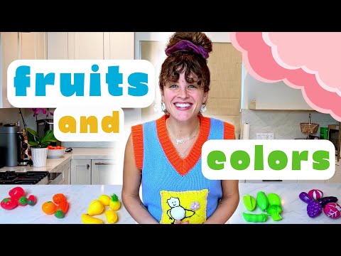 COLORS and FRUITS 🍓🌈 | Sing and Learn with Birdie | Baby & Toddler Milestones | Kids Educational