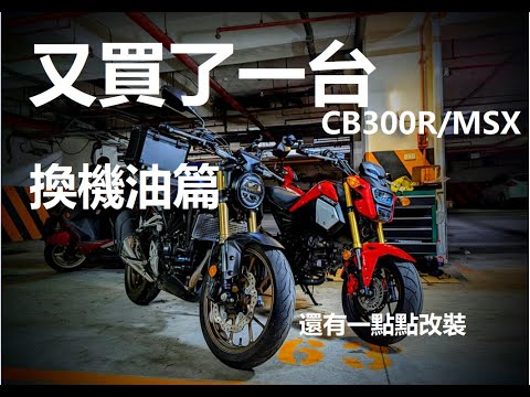 CB300R 換機油 機油 濾芯 新來的 MSX SF  也來蹭