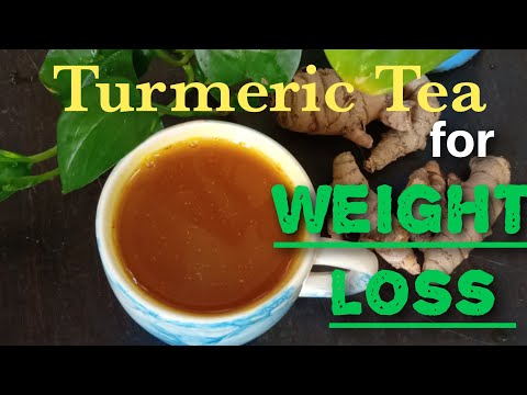 Turmeric tea for good immunity and to reduce weight gain