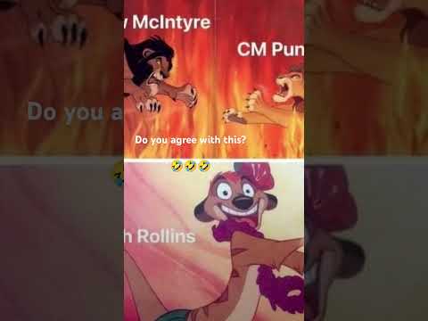 McIntyre vs Punk in Disney Form