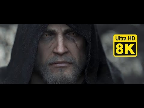 The Witcher 3: Wild Hunt - Killing Monsters Trailer 8k Upscaled with Machine Learning AI