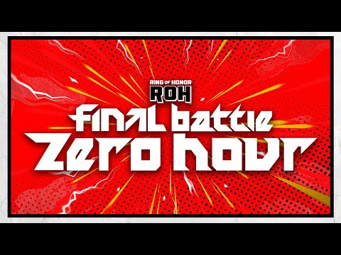 Zero Hour: Ring Of Honor Final Battle Pre Show - LIVE at 7e/4p