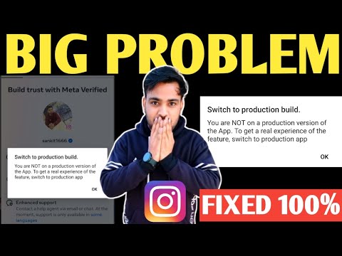 Switch to production build Instagram | Instagram switch to production build kaise hataye