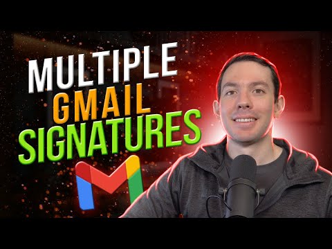 How to add multiple signatures on Gmail