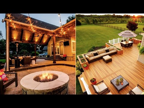 Beautiful Backyard, Patio and Grill Area, (41+) Best Design Ideas