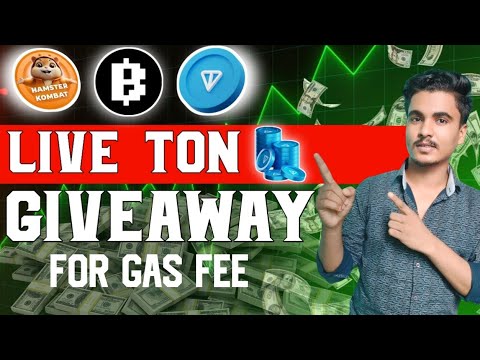 Hamster Kombat Ton Giveaway || Hamster Kombat Gas fee giveaway 🎁