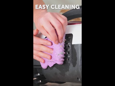 Using slime to clean hard-to-reach spaces