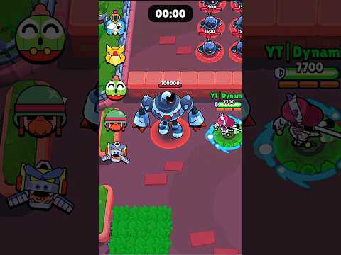 Which Brawler Can Kill Boss Robot Faster !? #brawlstars #shorts