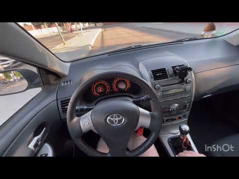 2011 Toyota Corolla sedan ACTIVE (1.33 100 CV / 74 kW)  POV DRIVE HIGHWAY / TOWN-CITY (4k)