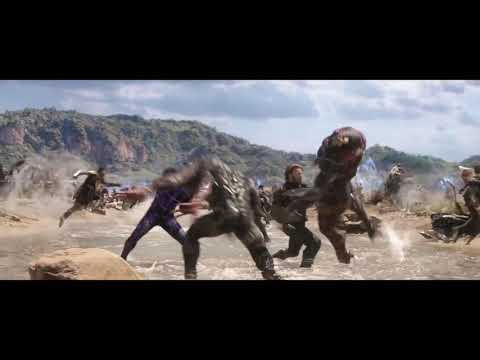 Avengers Infinity War | Thor arrival in wakanda | Wakanda Fight scene