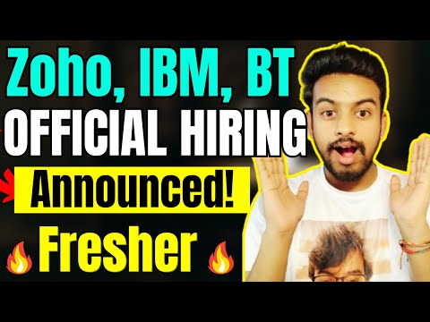 Zoho, IBM, Genpact, FOX Biggest Hiring | OFF Campus Drive For 2025, 2024 Batch | Fresher