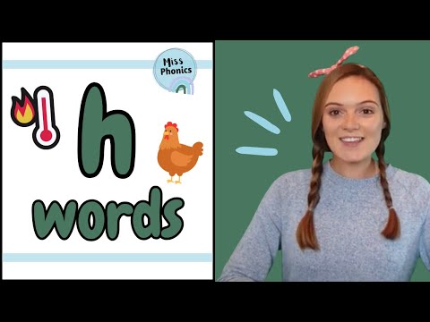 Learn to Blend 'h' Words with Miss Phonics | Phonics Blending Practice for Kids | British Teacher