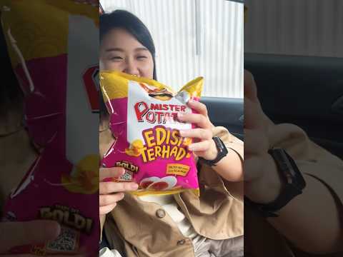 Mister Potato Salted Egg Chips 鹹蛋口味，我女友說普普！哈哈哈