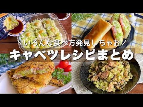 丸々1個余裕で消費！子供も喜ぶ「キャベツレシピまとめ」Japanese food/Cabbage recipes