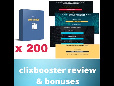 clixbooster review &  bonuses multiply your daily clicks by 2x 5x even 10x