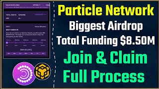 Particle Network Biggest Airdrop || Particle Points कैसे Earn करे पूरी जानकारी || New Big Airdrops