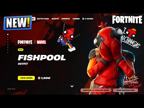 *NEW* FORTNITE FISHPOOL SKIN & NEW LIVE EVENT UPDATE IN GAME! (Fortnite)