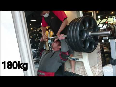 【筋トレ】バーベルショルダープレス180kg200kg トレーニング  ワークアウト  #筋トレ #トレーニング #ワークアウト #肩