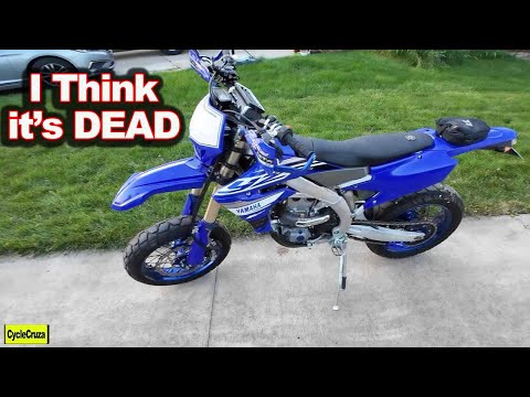 My Yamaha YZ450FX Supermoto is DEAD? Abandoned For 2 Years! | CycleCruza