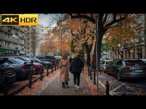 Warsaw Autumn Charms-Oct 24 I Midday Walk Through Culture and History [4K HDR]