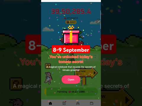 Tomarket Daily Combo 8 September 😍| Tomarket Combo Today | Tomarket Daily Combo | Tomato Combo Today