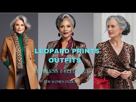 2025 Fashion Trends Leopard-Print Outfit Ideas: Chic Color Combos for Women Over 50