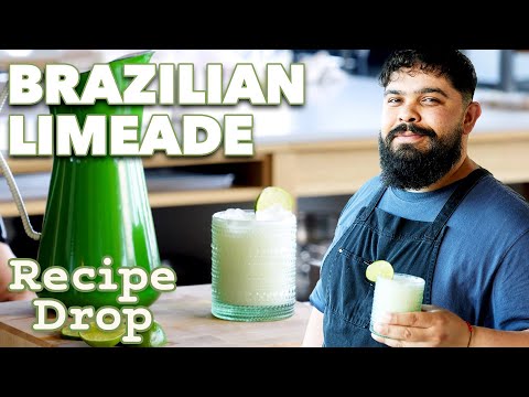 Blended Brazilian Limeade (Limonada Suiça) | Recipe Drop | Food52